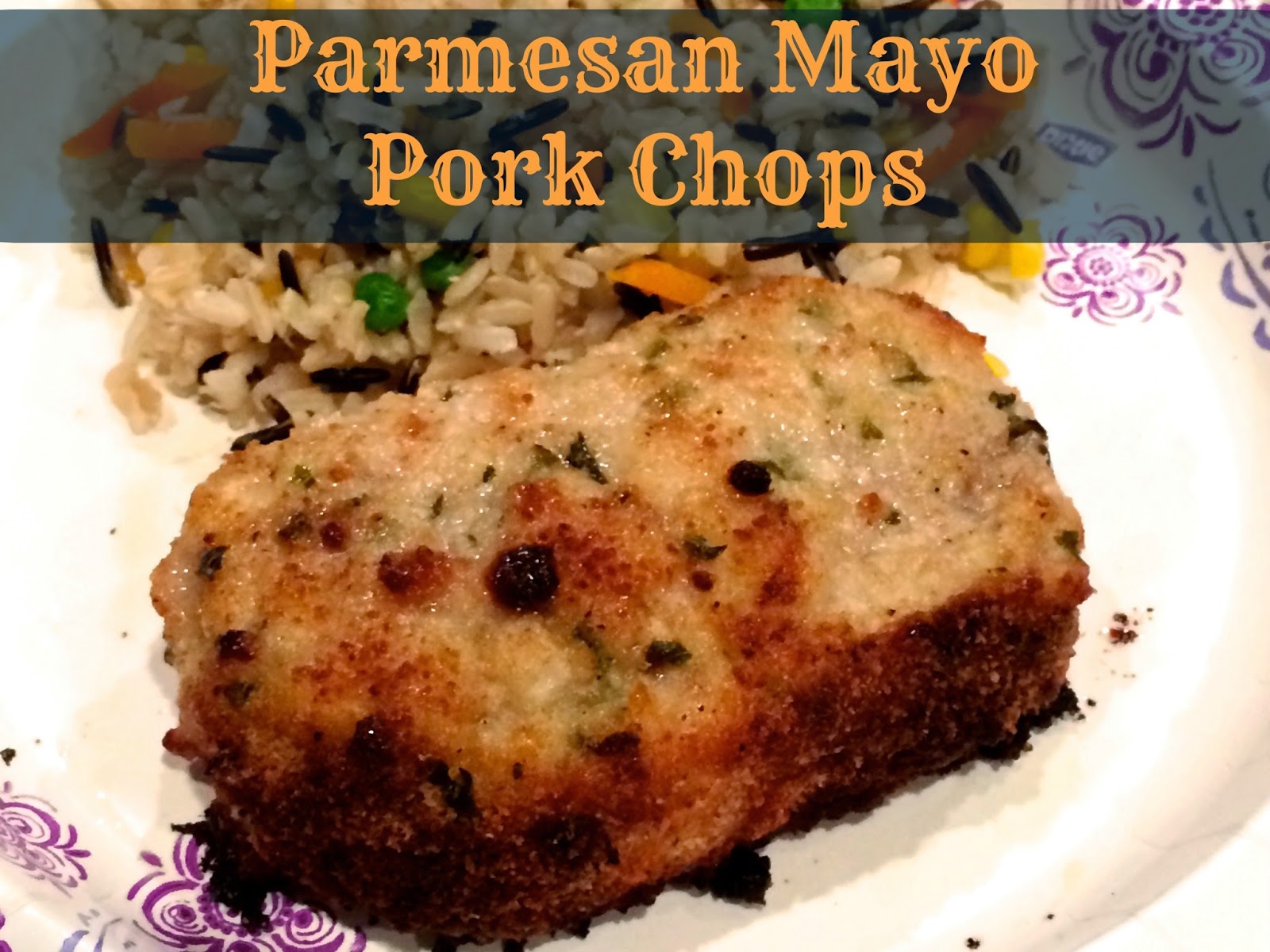 baked breaded pork chops mayonnaise